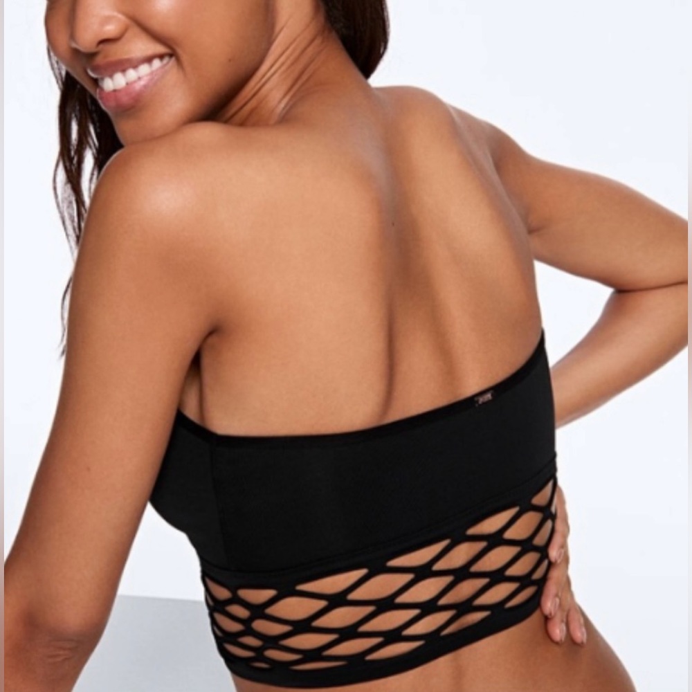 VS PINK fishnet tube top - Picture 6 of 6